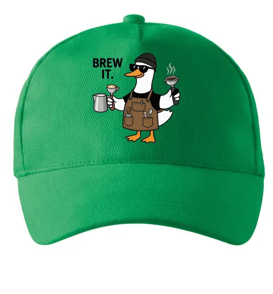 Кепка Brew It Зеленый фото
