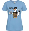 Женская футболка Brew It Голубой Женская футболка Brew It Голубой фото