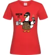 Женская футболка Brew It Красный Женская футболка Brew It Красный фото