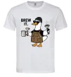 Мужская футболка Brew It Белый фото