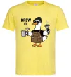 Мужская футболка Brew It Лимонный фото