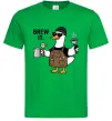 Мужская футболка Brew It Зеленый фото