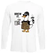 Лонгслив Brew It Белый Лонгслив Brew It Белый фото