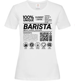 Женская футболка Barista custom Женская футболка Barista custom