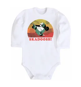Детский боди Panda Skadoosh Белый фото