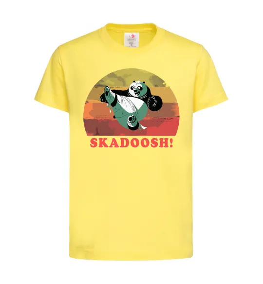 Детская футболка Panda Skadoosh Лимонный фото