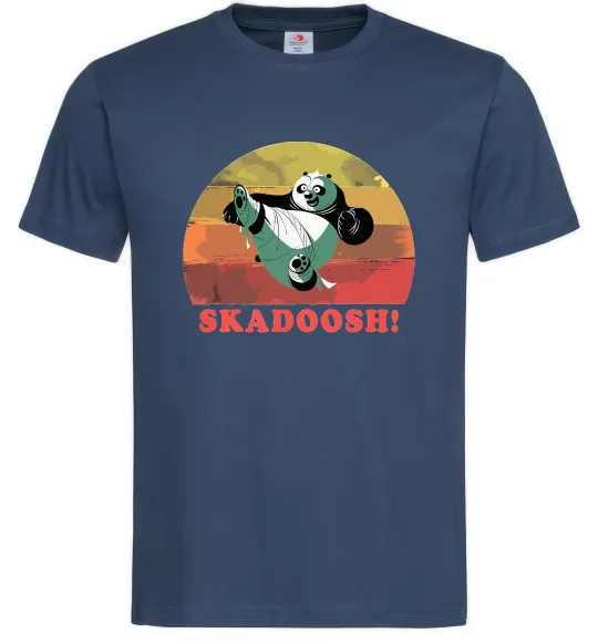 Мужская футболка Panda Skadoosh Темно-синий фото