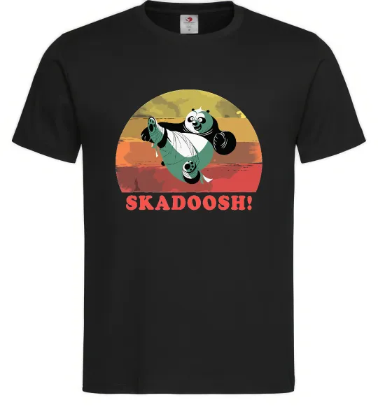 Мужская футболка Panda Skadoosh Черный фото