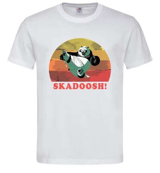 Мужская футболка Panda Skadoosh Белый фото