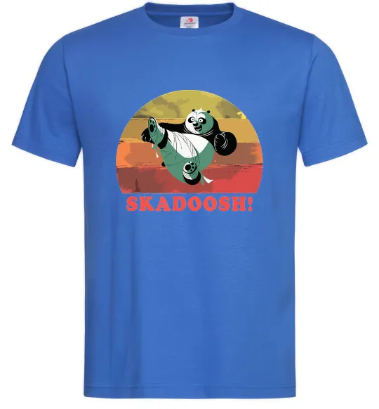 Мужская футболка Panda Skadoosh Ярко-синий фото