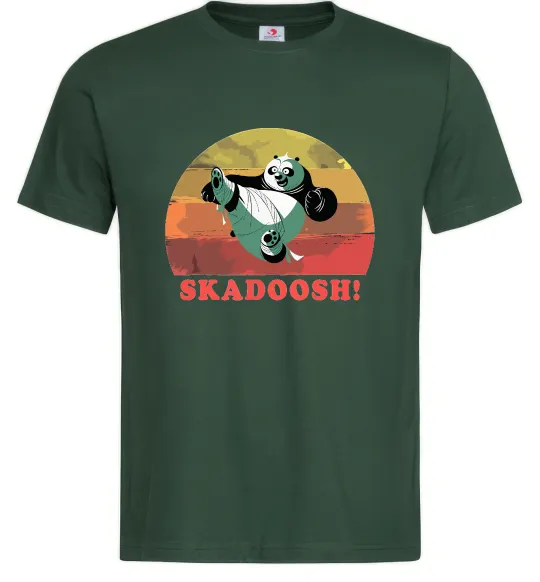 Мужская футболка Panda Skadoosh Темно-зеленый фото
