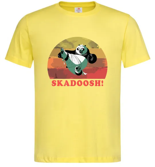 Мужская футболка Panda Skadoosh Лимонный фото