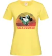 Женская футболка Panda Skadoosh Лимонный Женская футболка Panda Skadoosh Лимонный фото