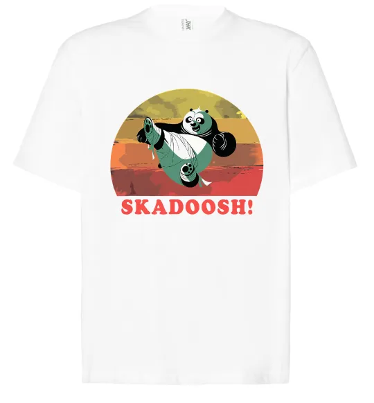 Футболка Оверсайз Panda Skadoosh Белый фото