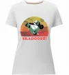 Женская премиум футболка Panda Skadoosh Белый Женская премиум футболка Panda Skadoosh Белый фото