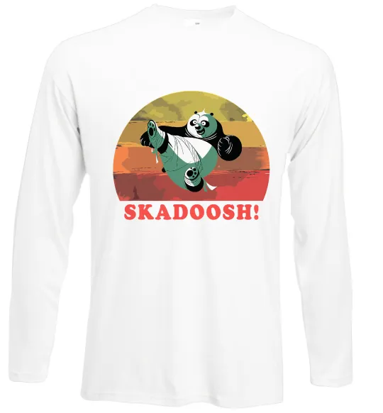 Лонгслив Panda Skadoosh Белый фото