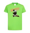 Детская футболка Panda skadoosh the dragon warrior Лаймовый Детская футболка Panda skadoosh the dragon warrior Лаймовый фото