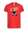 Детская футболка Panda skadoosh the dragon warrior Красный Детская футболка Panda skadoosh the dragon warrior Красный фото
