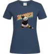 Женская футболка Panda skadoosh the dragon warrior Темно-синий Женская футболка Panda skadoosh the dragon warrior Темно-синий фото