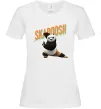 Женская футболка Panda skadoosh the dragon warrior Белый Женская футболка Panda skadoosh the dragon warrior Белый фото