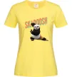Женская футболка Panda skadoosh the dragon warrior Лимонный Женская футболка Panda skadoosh the dragon warrior Лимонный фото