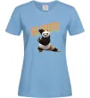 Женская футболка Panda skadoosh the dragon warrior Голубой Женская футболка Panda skadoosh the dragon warrior Голубой фото