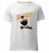 Мужская премиум футболка Panda skadoosh the dragon warrior Белый Мужская премиум футболка Panda skadoosh the dragon warrior Белый фото