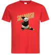 Мужская футболка Panda skadoosh the dragon warrior Красный Мужская футболка Panda skadoosh the dragon warrior Красный фото