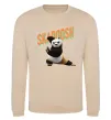 Свитшот Panda skadoosh the dragon warrior Песочный Свитшот Panda skadoosh the dragon warrior Песочный фото