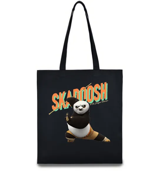 Эко-сумка Panda skadoosh the dragon warrior Черный фото