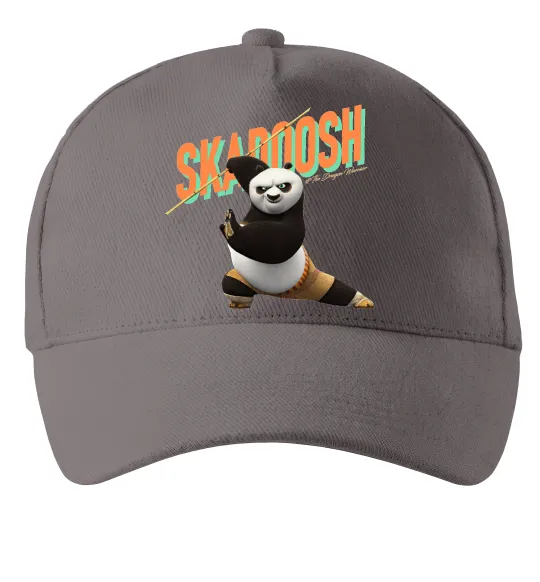 Кепка Panda skadoosh the dragon warrior Серый фото