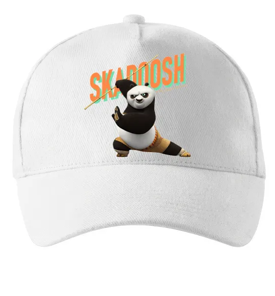 Кепка Panda skadoosh the dragon warrior Белый фото