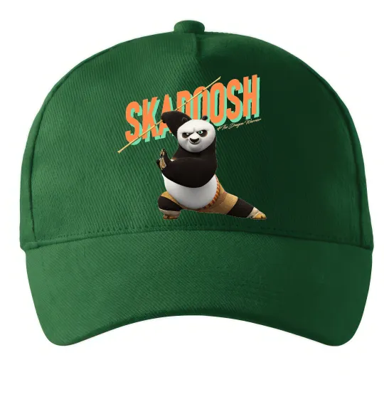 Кепка Panda skadoosh the dragon warrior Темно-зеленый фото