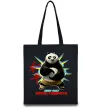 Эко-сумка Panda inner peace Черный Эко-сумка Panda inner peace Черный фото