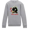 Детский Свитшот Panda inner peace Серый меланж Детский Свитшот Panda inner peace Серый меланж фото