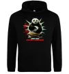Мужская толстовка (худи) Panda inner peace Черный Мужская толстовка (худи) Panda inner peace Черный фото