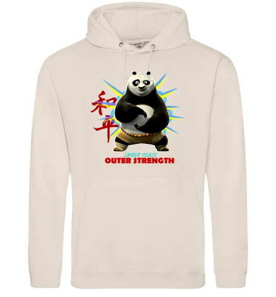 Женская толстовка (худи) Panda inner peace Таш фото