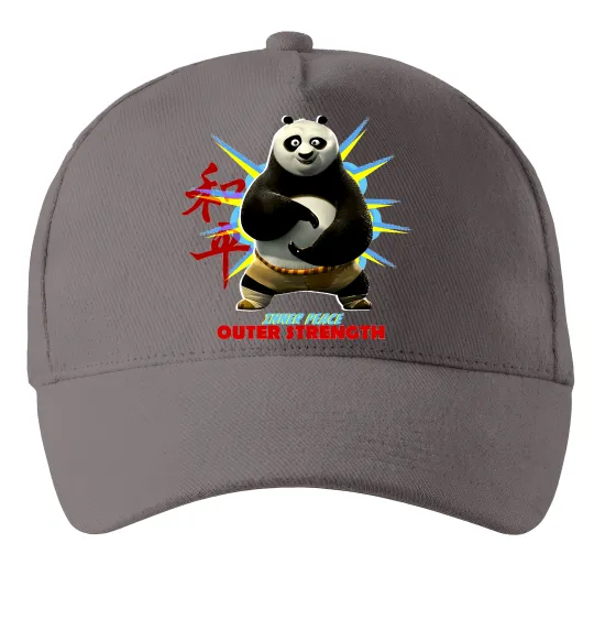 Кепка Panda inner peace Серый фото