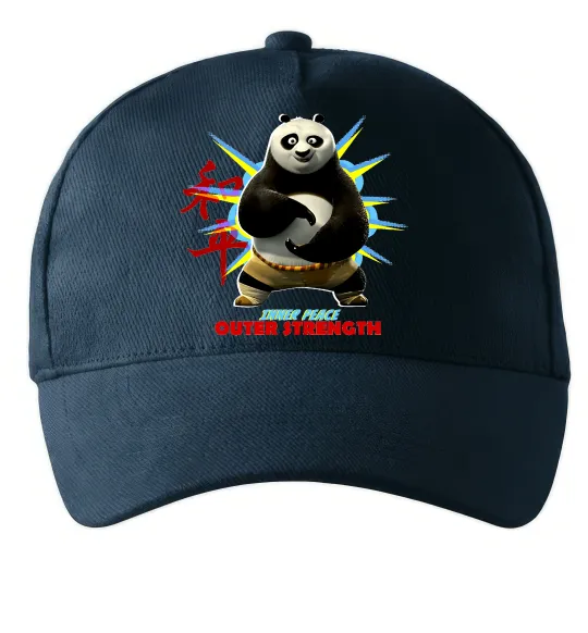 Кепка Panda inner peace Темно-синий фото