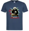 Мужская футболка Panda inner peace Темно-синий Мужская футболка Panda inner peace Темно-синий фото