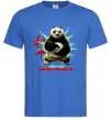 Мужская футболка Panda inner peace Ярко-синий Мужская футболка Panda inner peace Ярко-синий фото