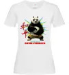 Женская футболка Panda inner peace Белый Женская футболка Panda inner peace Белый фото