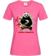 Женская футболка Panda inner peace Ярко-розовый Женская футболка Panda inner peace Ярко-розовый фото
