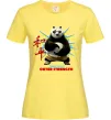 Женская футболка Panda inner peace Лимонный Женская футболка Panda inner peace Лимонный фото