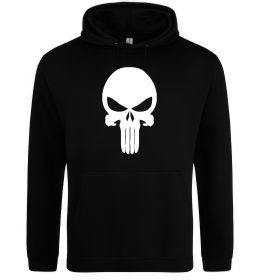 Мужская толстовка (худи) Череп червоний