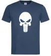 Чоловіча футболка Череп червоний Темно-синій фото