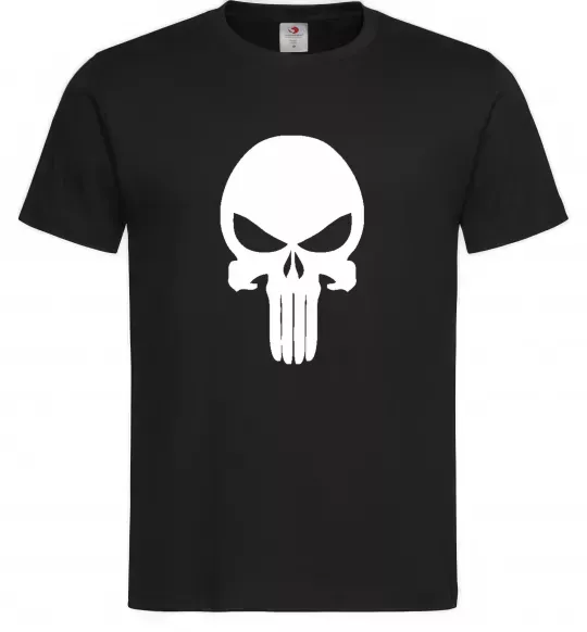 Чоловіча футболка Череп червоний Чорний фото