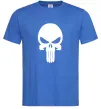 Чоловіча футболка Череп червоний Яскраво-синій фото