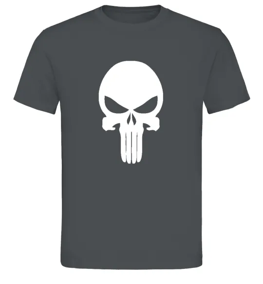 Чоловіча футболка Череп червоний Графіт фото