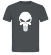 Чоловіча футболка Череп червоний Графіт фото